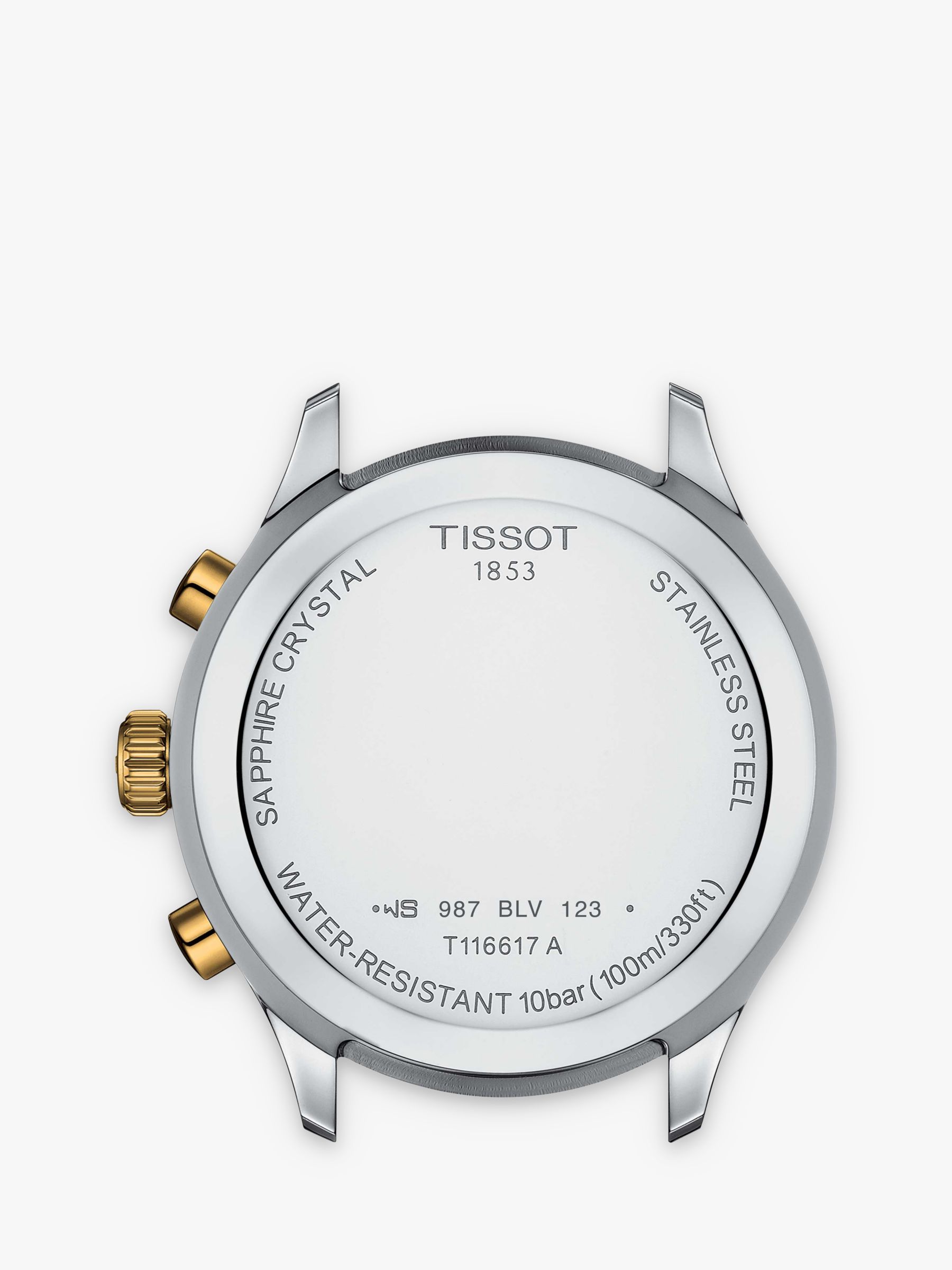 Buy Tissot T1166172204100 Men's Chrono XL Classic Bracelet Strap Watch, Blue/Multi Online at johnlewis.com