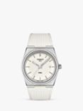 Tissot T1374101701100 Unisex PRX Date Rubber Strap Watch, White