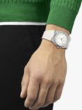 Tissot T1374101701100 Unisex PRX Date Rubber Strap Watch, White