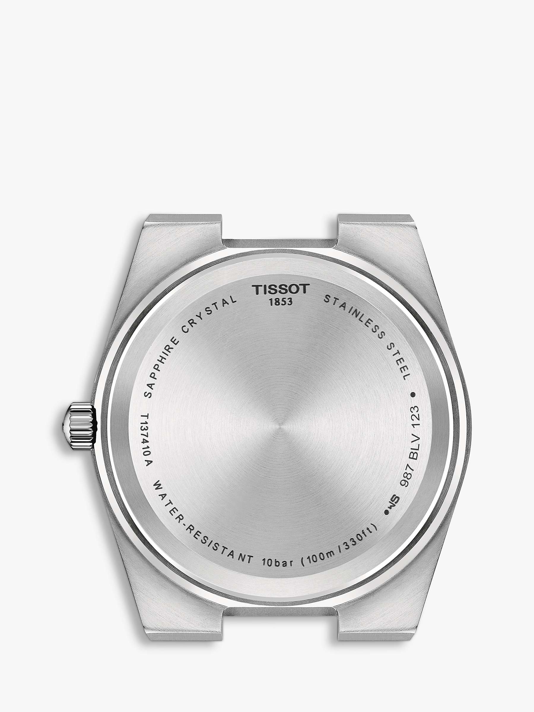 Buy Tissot T1374101701100 Unisex PRX Date Rubber Strap Watch, White Online at johnlewis.com