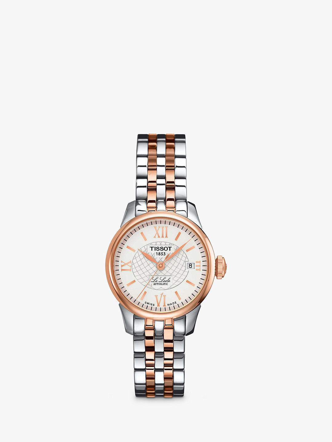 Tissot T41218333 Women's Le Locle Automatic Bracelet Strap Watch ...