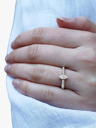 Milton & Humble Jewellery Second Hand Platinum Diamond Engagement Ring