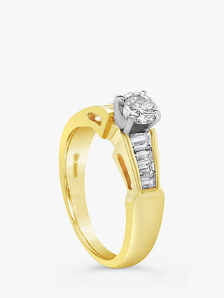 Milton & Humble Jewellery Second Hand 14ct Yellow and White Gold Diamond Ring