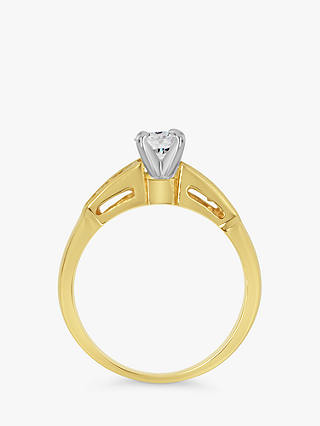 Milton & Humble Jewellery Second Hand 14ct Yellow and White Gold Diamond Ring