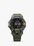 Casio G-SHOCK Mudman Solar Resin Strap Watch, Green