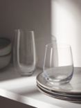 John Lewis Studio Glass Tumbler, Set of 4, 330ml, Clear