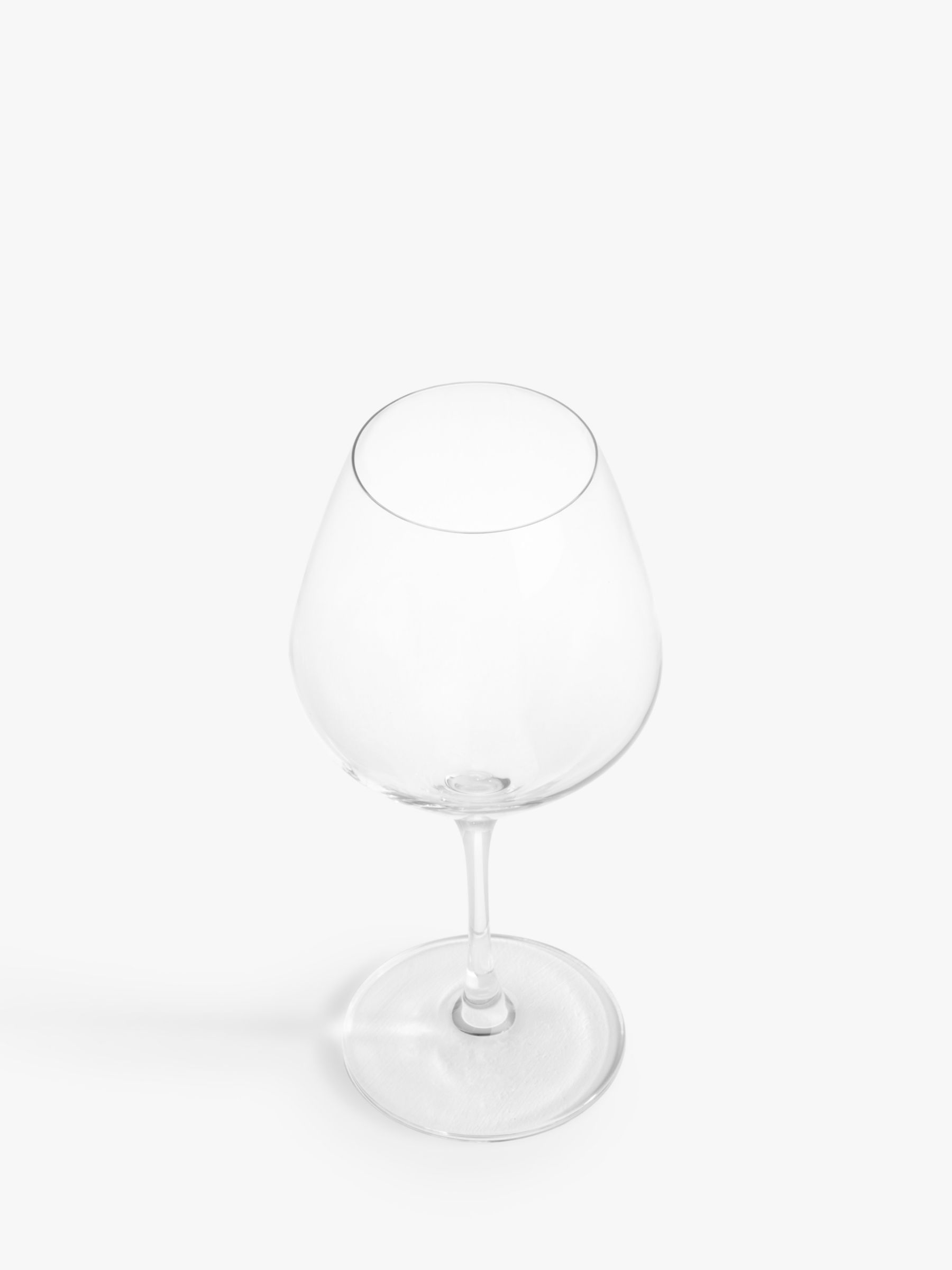 John Lewis & Partners Jet Crackled Wine Glass, 310ml, Grey