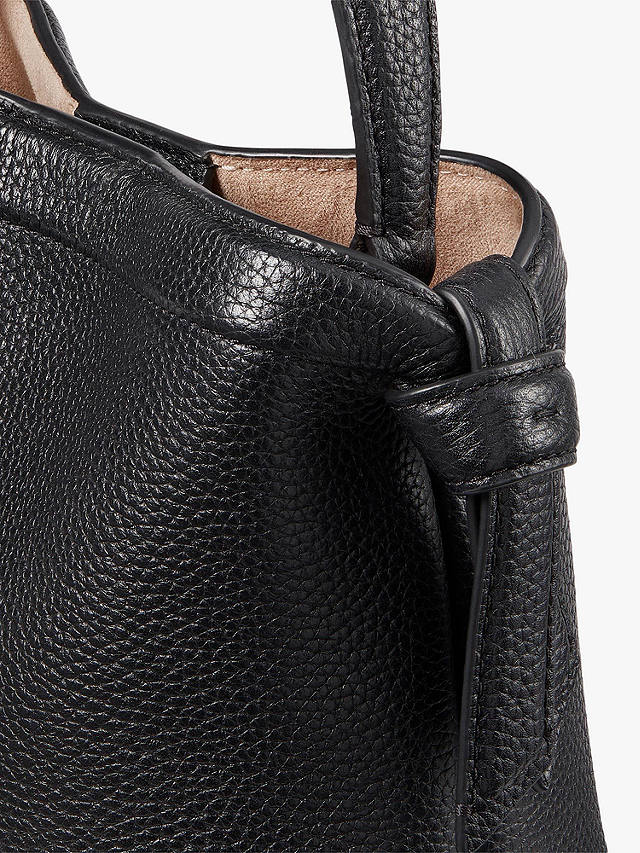 kate spade new york Knott Leather Mini Tote Bag, Black