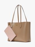 kate spade new york Bleeker Leather Tote Bag, Timeless Taupe