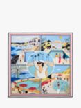 Aspinal of London Poolside Silk Scarf, Multi