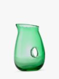 pols potten Glass Jug with Hole, 850ml, Green