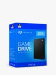 Seagate Game Drive Portable External Hard Drive for PS4/PS5, 2TB