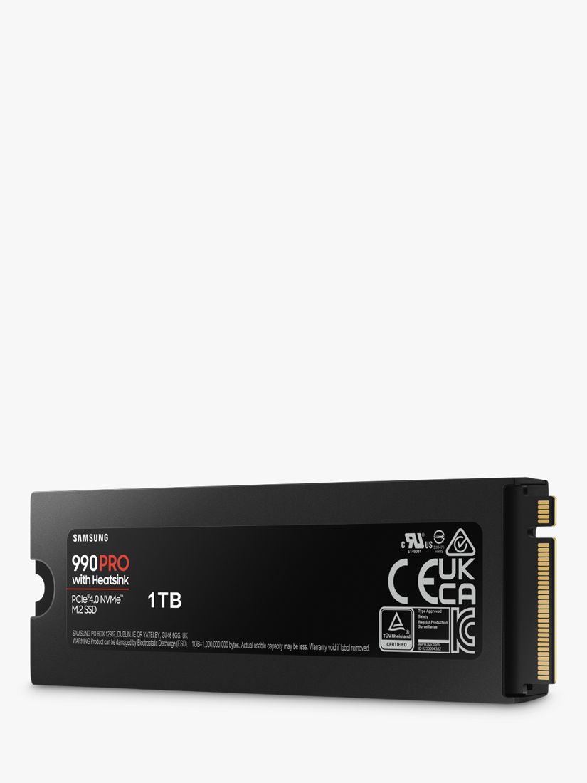 Samsung 990 PRO, PCIe 4.0 m.2 SSD with Heatsink for PS5 & PC, 1TB