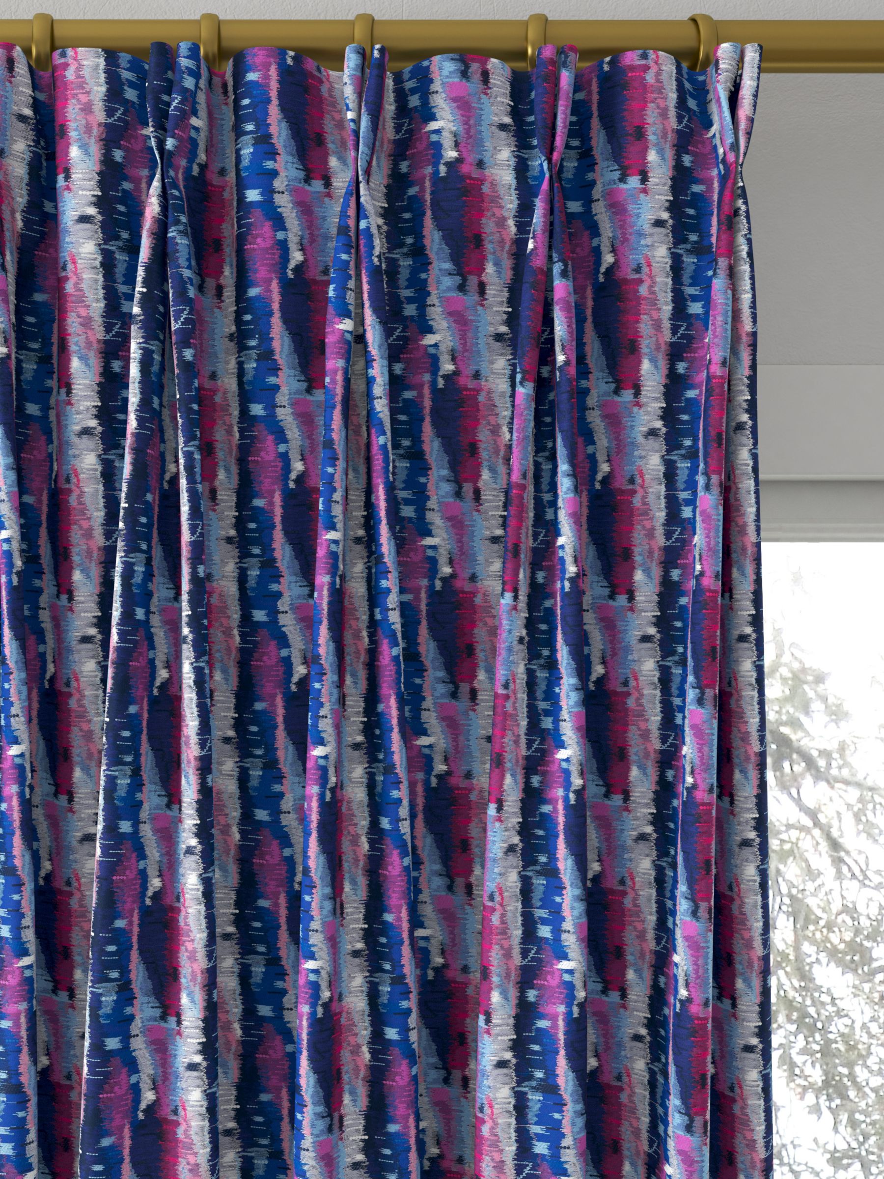Harlequin x Sophie Robinson Wilderness Made to Measure Curtains, Peridot/Emerald/Ruby