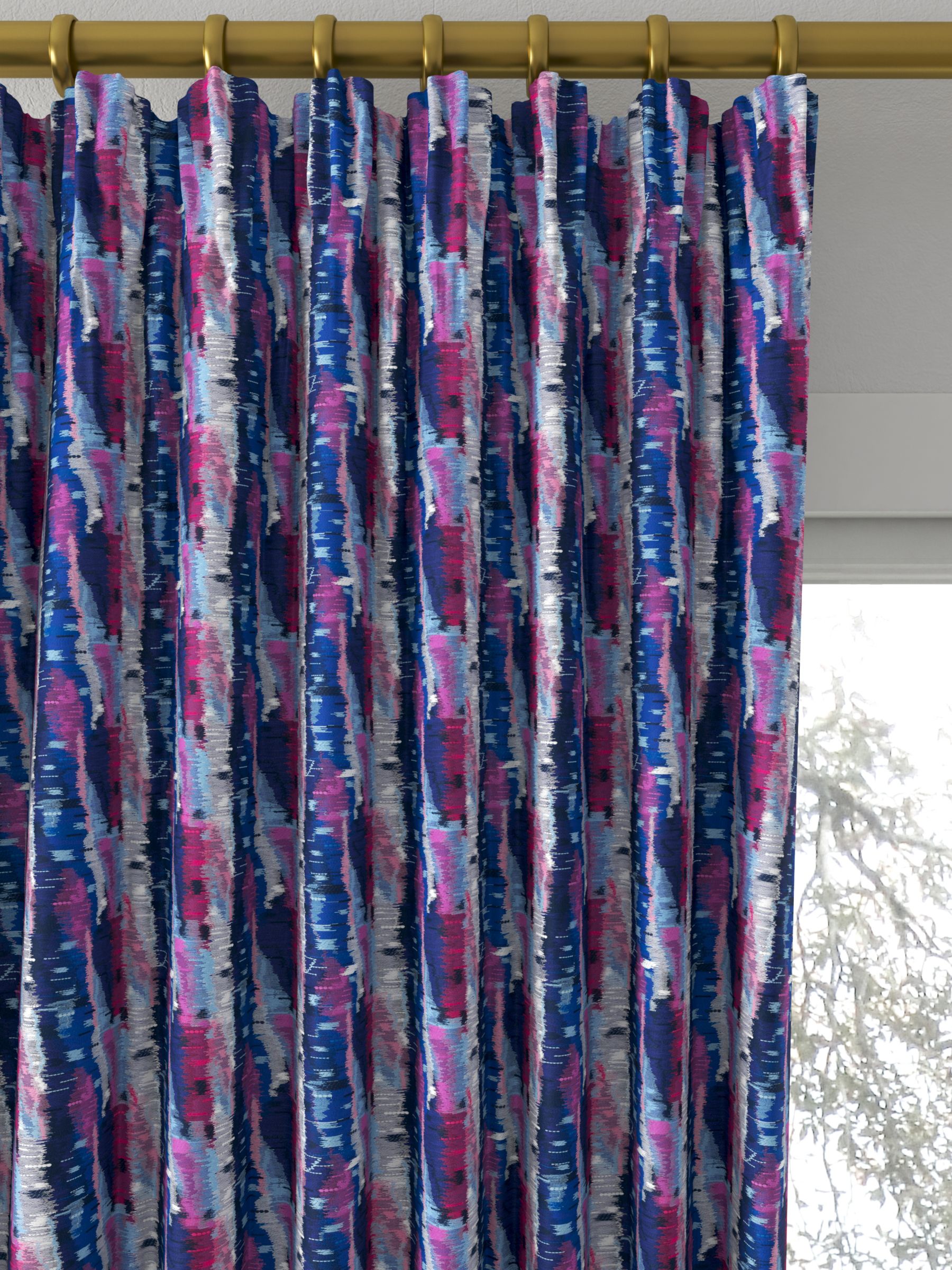 Harlequin x Sophie Robinson Wilderness Made to Measure Curtains, Peridot/Emerald/Ruby