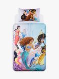 Disney The Little Mermaid Reversible Pure Cotton Duvet Cover and Pillowcase Set, Single Set