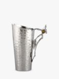 Culinary Concepts Olive Hammered Stainless Steel Water Pitcher, 1.6L