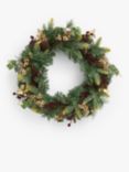 John Lewis Royal Fairytale Damson Berry Wreath