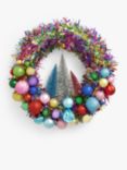 John Lewis Rainbow Time Capsule Rainbow Tinsel Wreath
