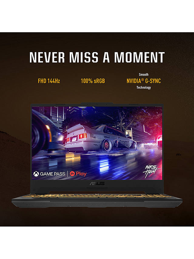 Buy ASUS TUF F15 Gaming Laptop, Intel Core i5 Processor, 8GB RAM, 512GB SSD, RTX 3050, 15.6" Full HD, Black Online at johnlewis.com