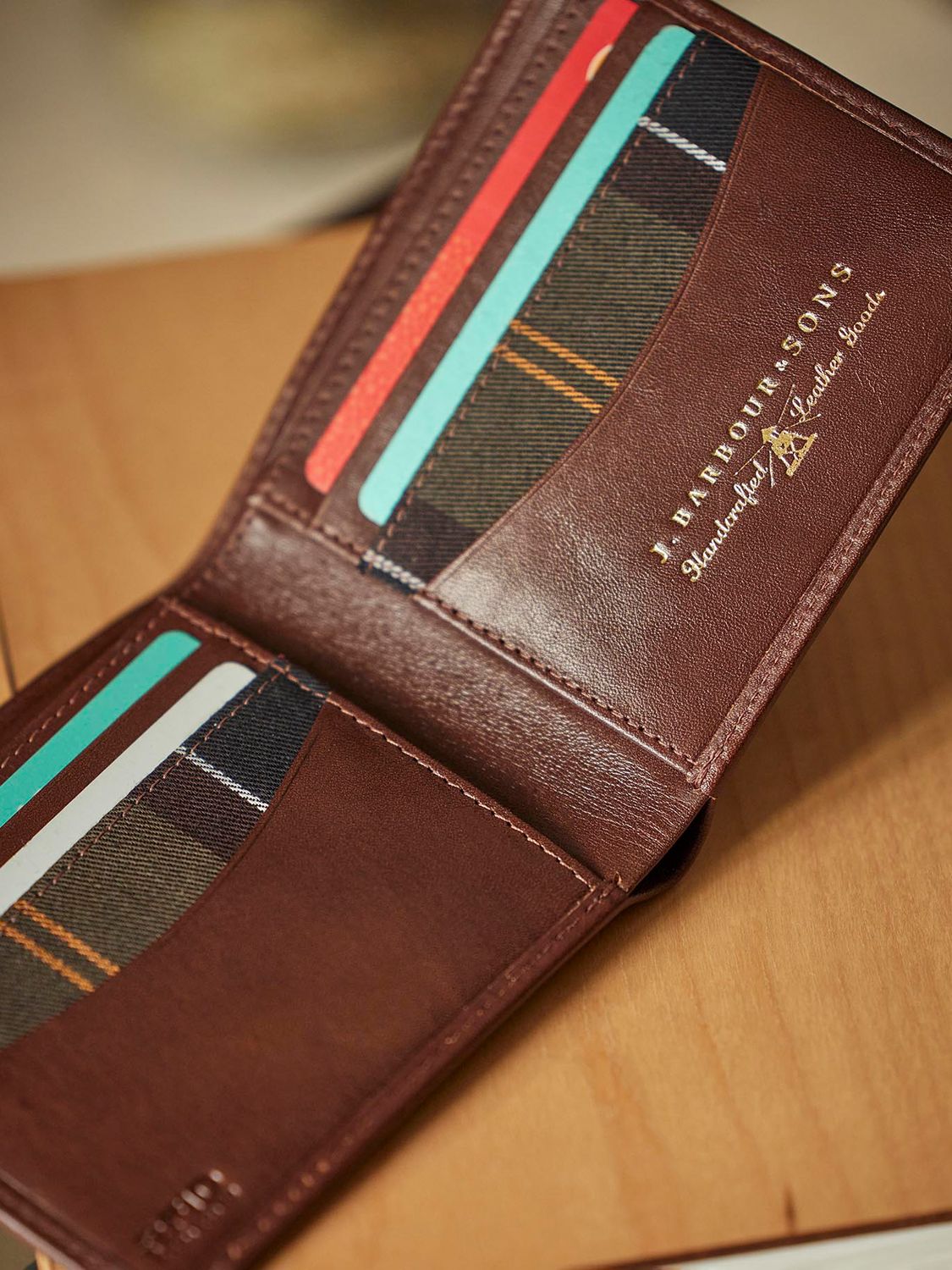 PU Leather Brown Mens Designer Wallet