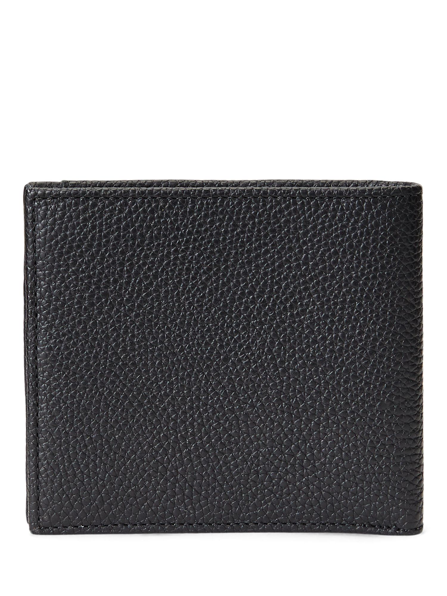 Polo Ralph Lauren Pebbled Leather Wallet, Black