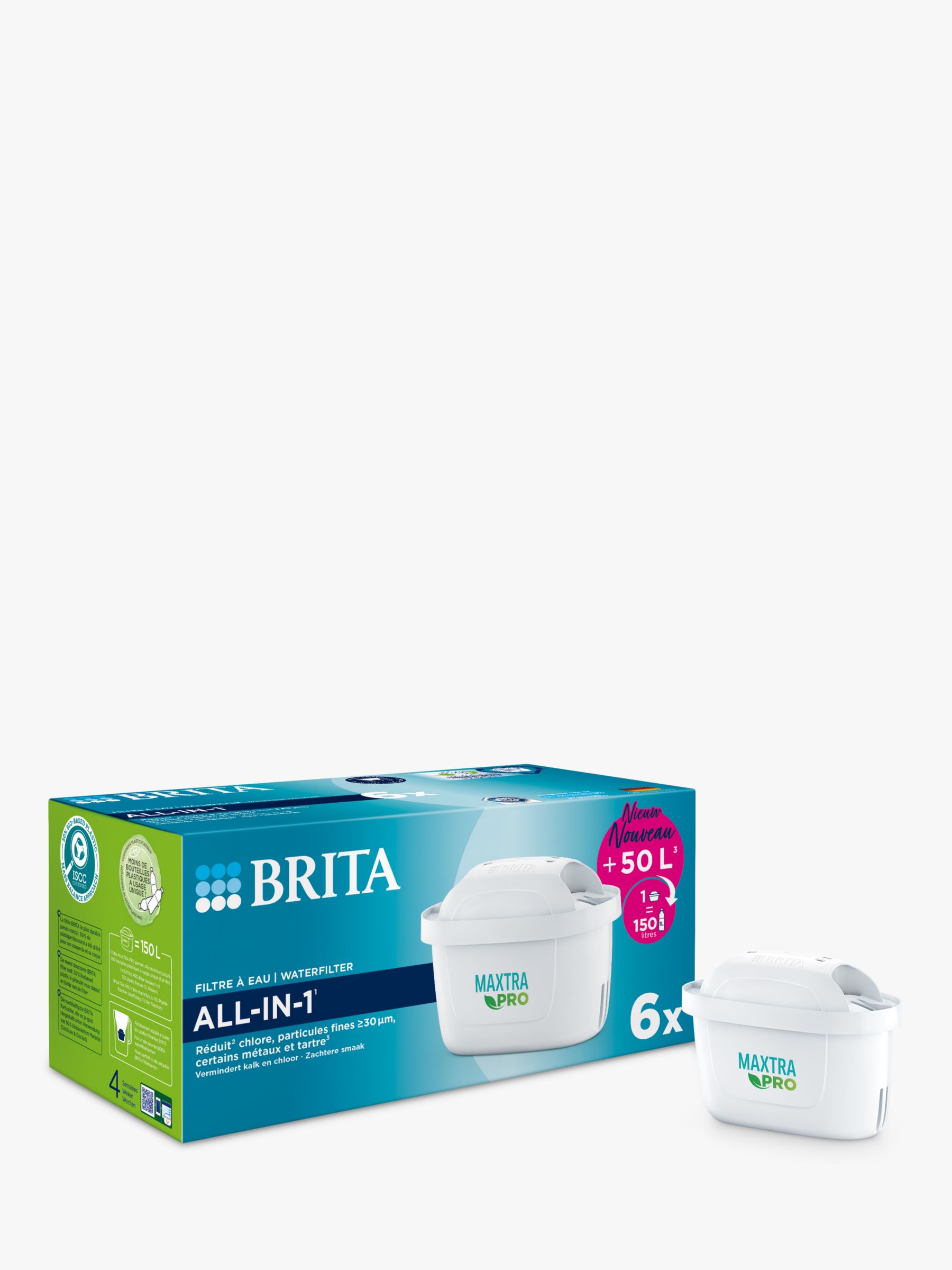 Brita Maxtra PLUS – Filter Cartridge, White, 5 + 1