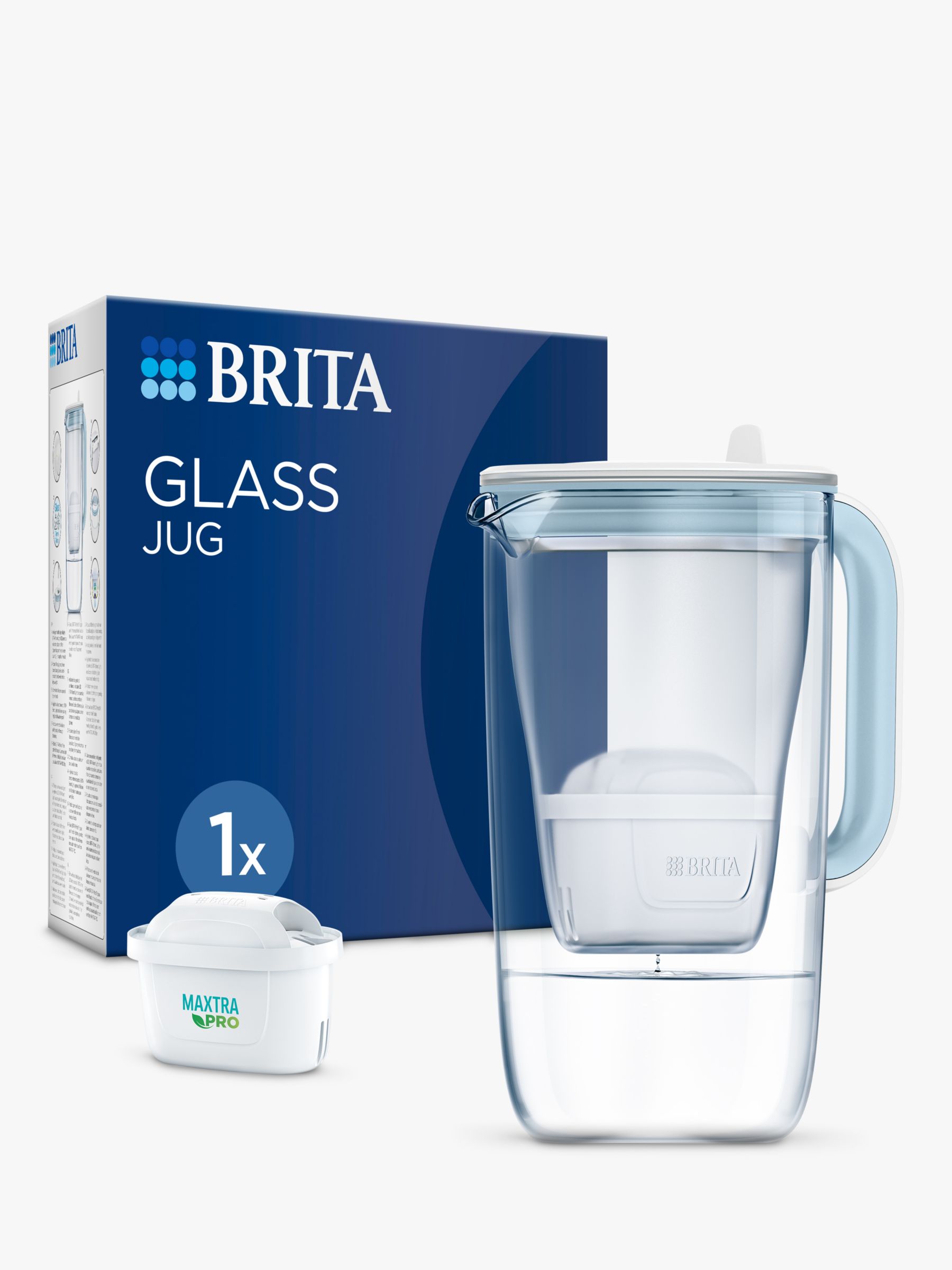 Brita Carafe Filtrante Marella Cool White + 1 Maxtra Pro All-In-1 1 Set
