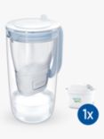 BRITA Maxtra Pro Water Filter Glass Jug, 2.5L, Clear/White