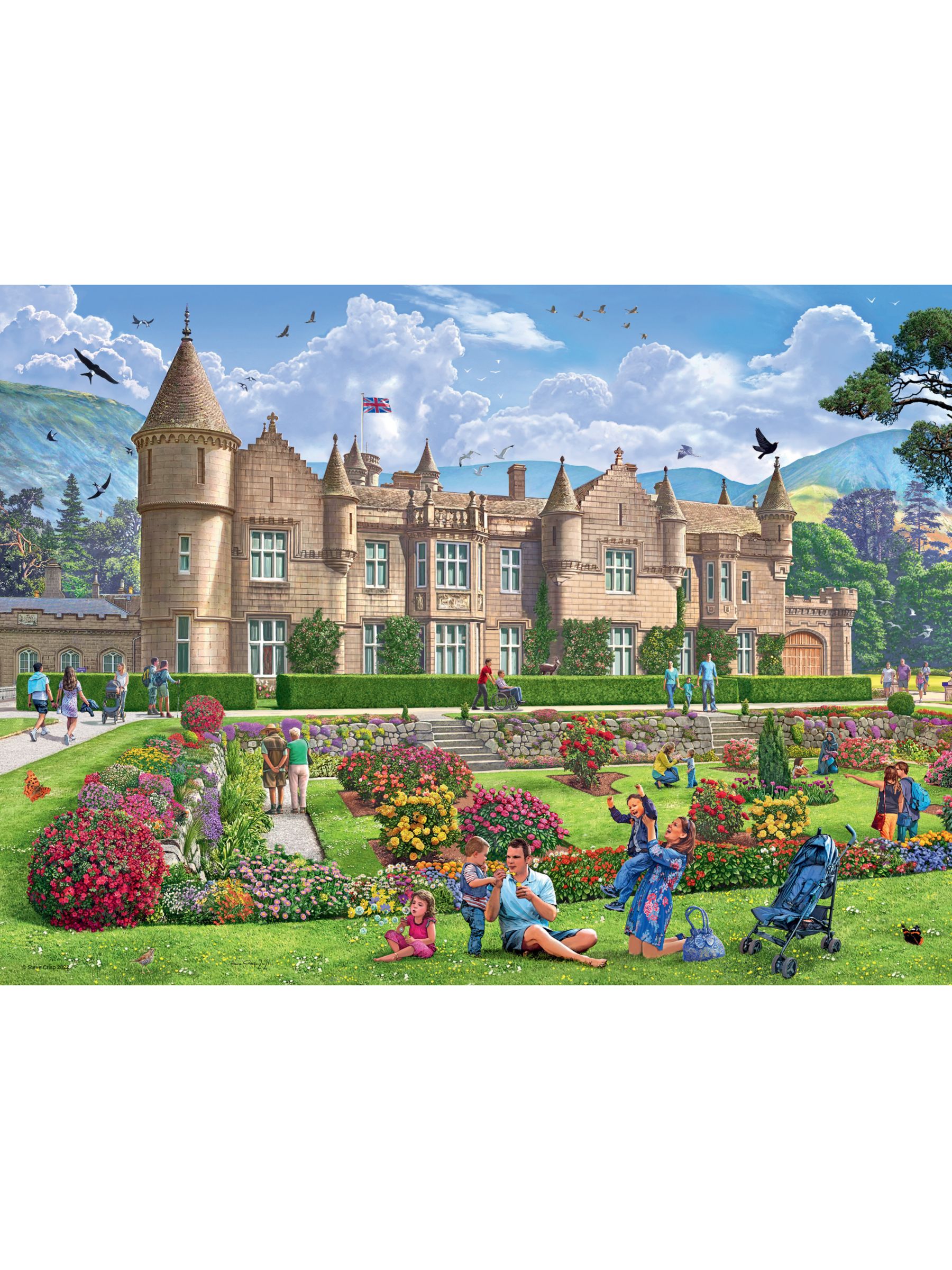 Ravensburger Happy Days No.5 Royal Residences Jigsaw Puzzles, 500