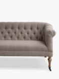 One.World Norton Curved Button Back 3 Seater Sofa, Beige