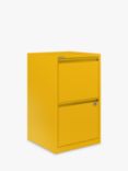 Bisley Home Filer 2 Drawer Filing Cabinet, Sunflower Yellow