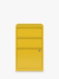 Bisley 3 Drawer Home Filer, Yellow