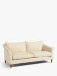 John Lewis Sloane Grand 3 Seater Sofa, Dark Leg, Cream Textured Weave