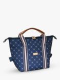 Beau & Elliot Monogram Logo Convertible Insulated Tote Lunch Bag, Blue