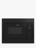 Neff N30 HLAWG25S3B Built-In Microwave Oven, Black