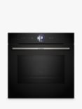 Bosch Series 8 HMG7764B1B Built In Electric Oven with Microwave Function, Black