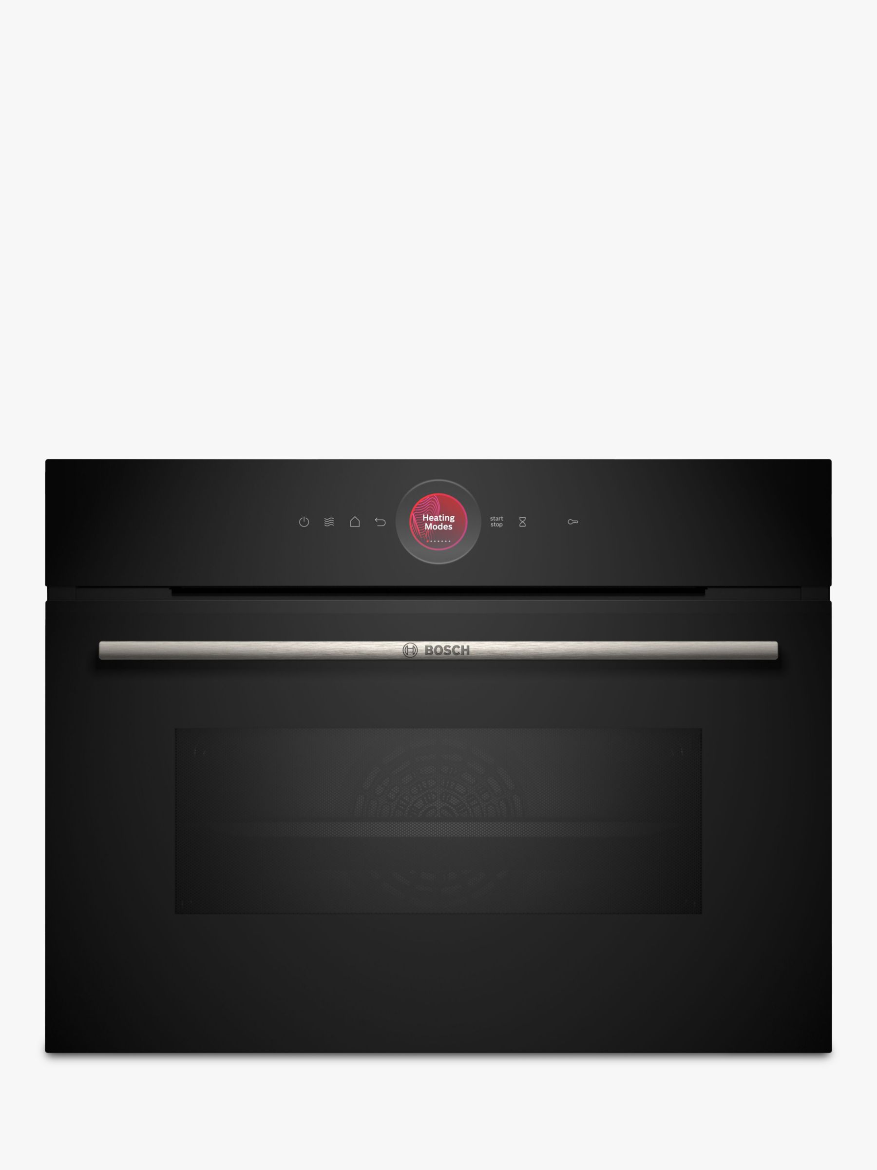Bosch Series 8 CMG7241B1B Built-In Compact Oven with Microwave Function, Black