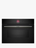 Bosch Series 8 CMG7241B1B Built-In Compact Oven with Microwave Function, Black