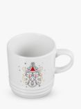 Le Creuset Noel Santa Stoneware Mug, 350ml, White