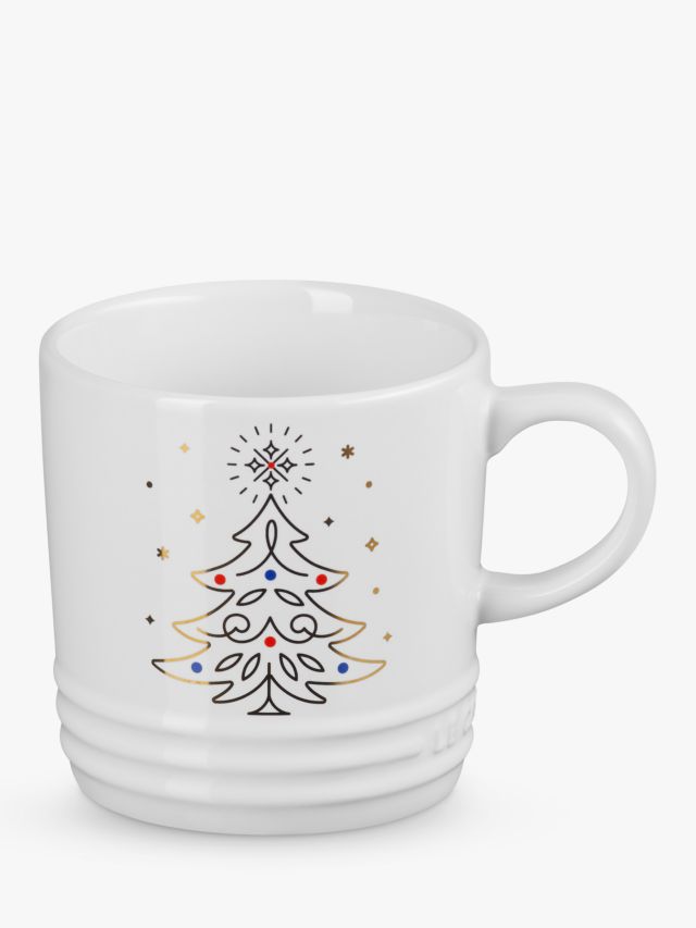 Le Creuset Noel Collection Snowman Mug, White