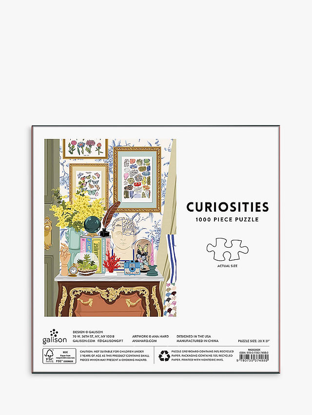 Curiosities 1000 Piece Puzzle – Galison