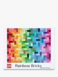 Chronicle Books LEGO Rainbow Bricks Jigsaw Puzzle, 1000 Pieces