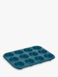 Jamie Oliver by Tefal Carbon Steel Non-Stick Muffin Tray, 12 Cup, Blue