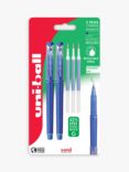 uni-ball Eras Refillable Gel Pens, Set of 2, Blue