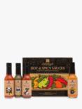 Edinburgh Preserves Hot & Spicy Sauces, 4x 148ml