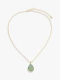 John Lewis Teardrop Semi-Precious Stone Pendant Necklace