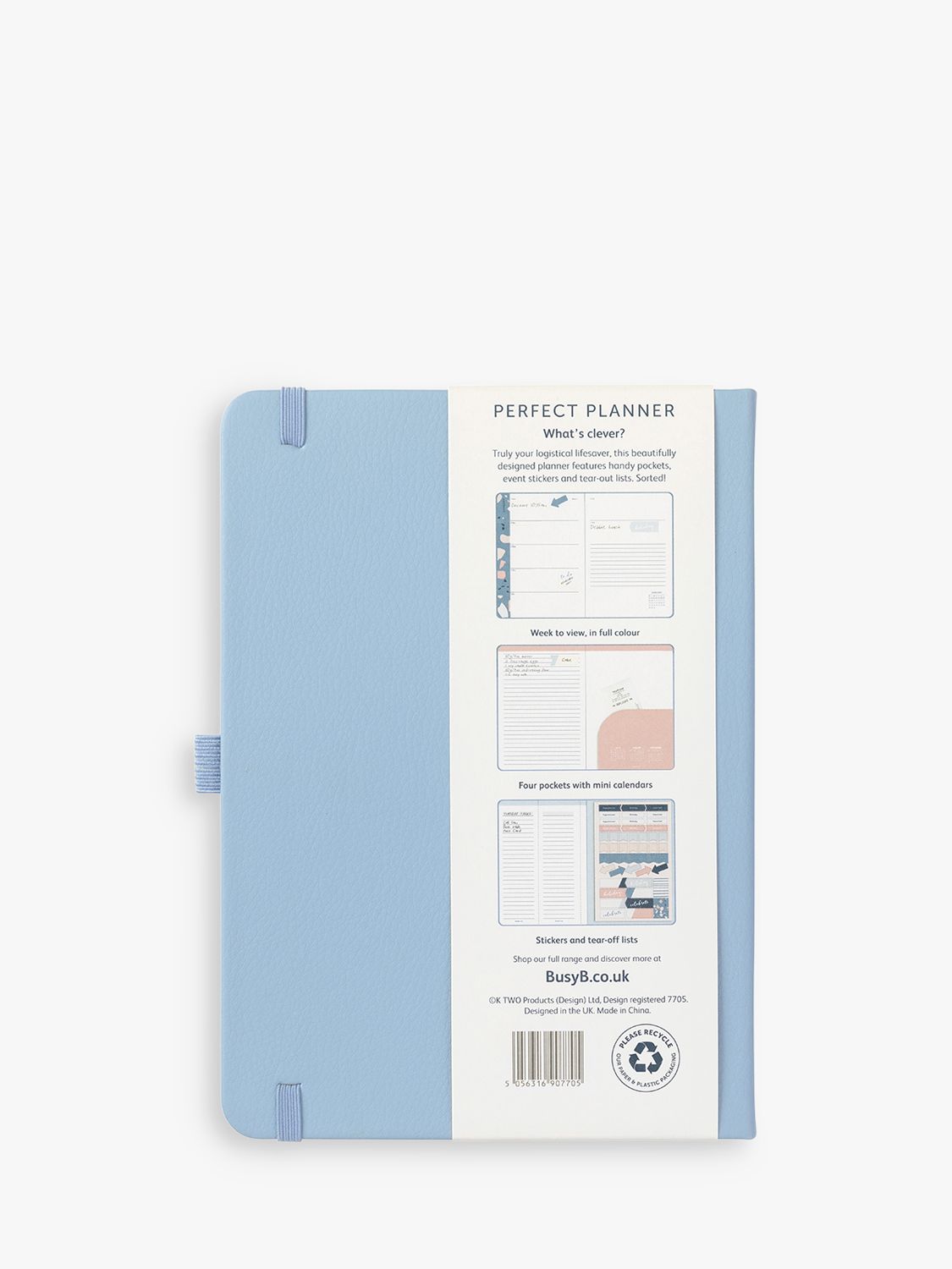 Busy B A5 Perfect Planner Spot 2024 Diary, Blue