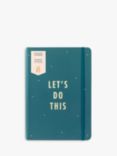Busy B A5 Let's Do This Undated Journal, Teal