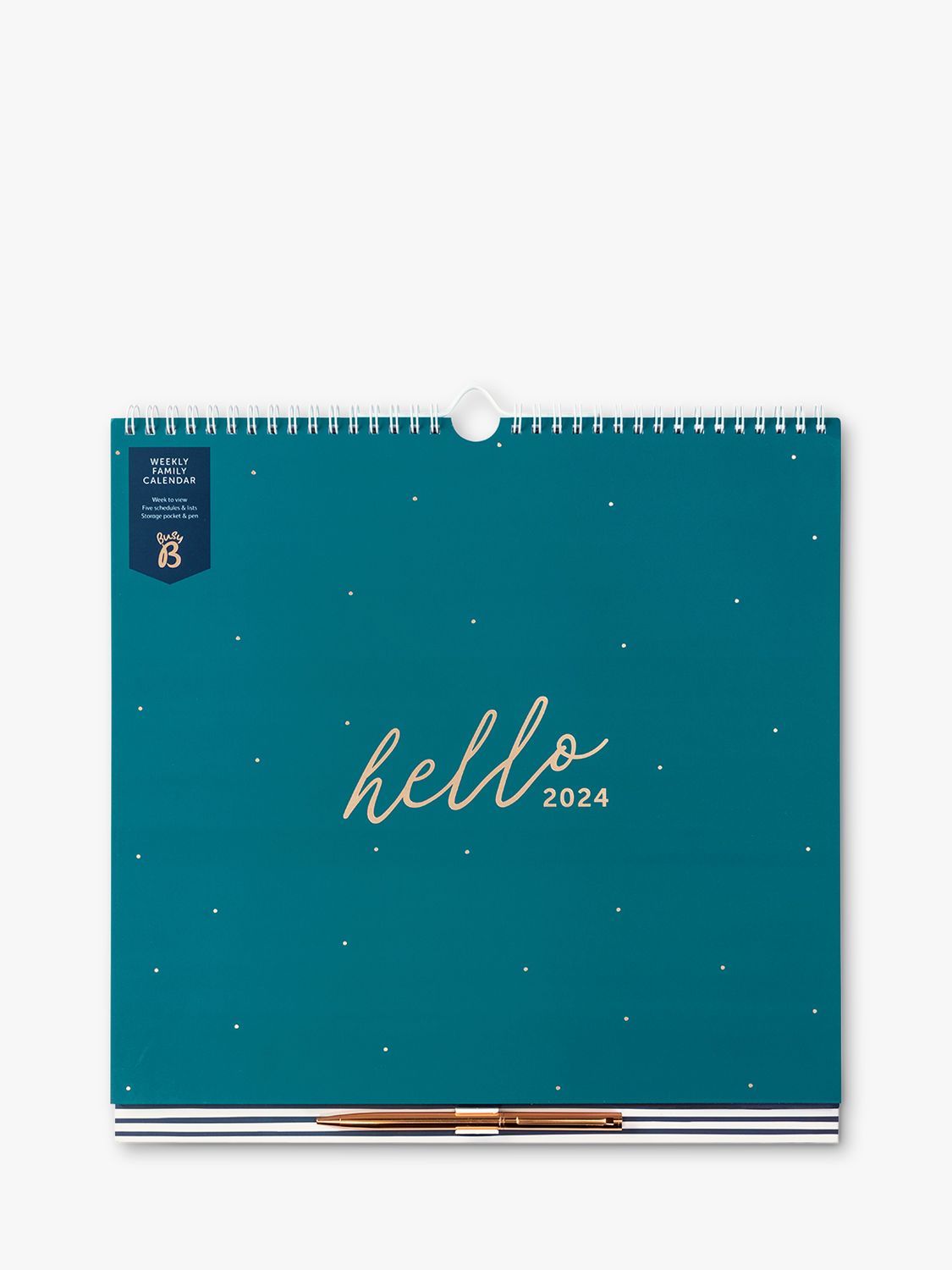 Busy B Family Spot 2024 Calendar, Teal